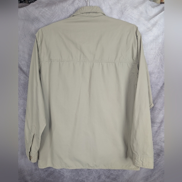 Guide's Choice XL Button Down Shirt Alaska Embroidered Tan - Picture 2 of 11